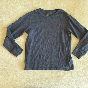Kids’ Polo Navy Long Sleeved Shirt